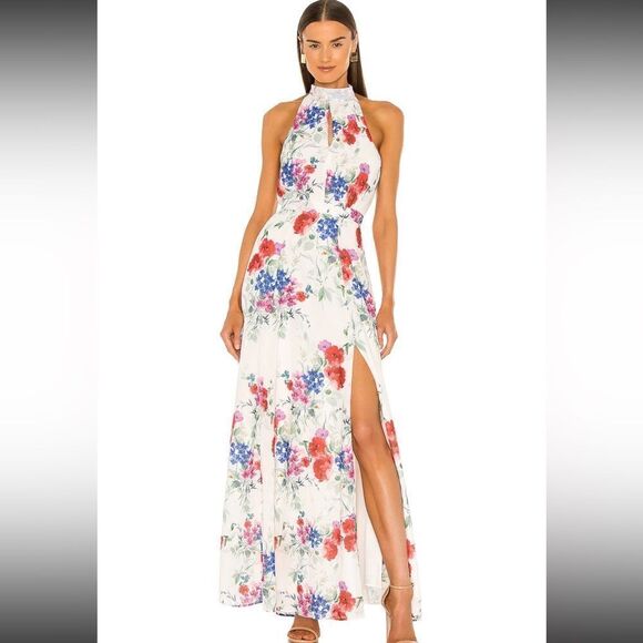 NWT Yumi Kim High Demand Maxi Dress in It's Magic Ivory Medium Revolve - Picture 1 of 14